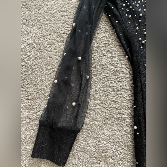 Fashion Nova Pearl Embellished Mini Dress - Picture 5 of 5